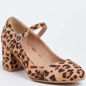 Torrid leopard print heels
